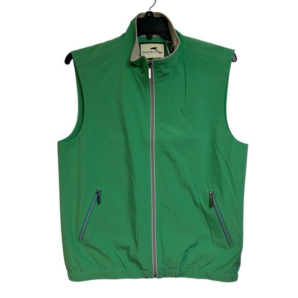 NEW Alister Mackenzie Scotland Green Full-Zip Golf Vest Scotland Retail Medium - Picture 1 of 9